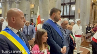 Viterbo - La traslazione del corpo incorrotto di Santa Rosa per le vie della città