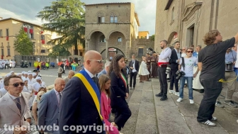 Viterbo - La traslazione del corpo incorrotto di Santa Rosa per le vie della città
