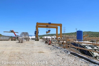 I lavori per la costruzione della trasversale