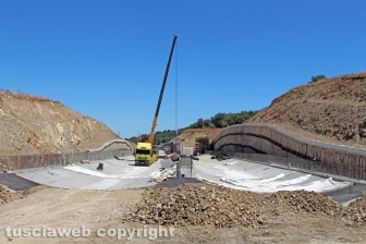 Monteromano - I lavori per la costruzione della trasversale