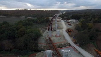 Il cantiere della Trasversale