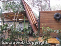 La tromba d'aria - I danni