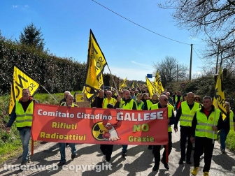 Corchiano - 60 comuni della Tuscia in marcia per dire no al deposito nucleare