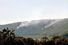 La Valle di Vico ancora in fiamme