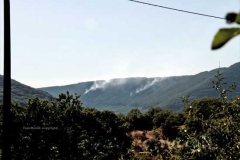 La Valle di Vico ancora in fiamme