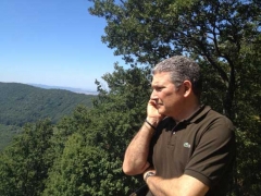 Il presidente della Provincia Meroi in un sopralluogo alla Valle di Vico