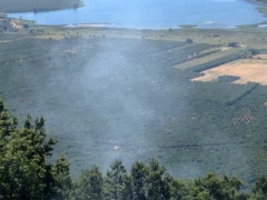 La Valle di Vico ancora in fiamme