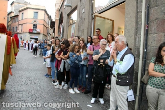 La vestizione del corteo storico e la partenza
