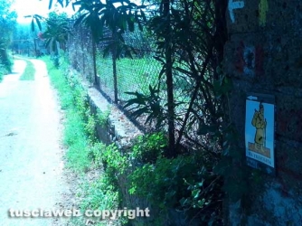 Viterbo - La via Francigena inaccessibile