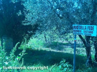 Viterbo - La via Francigena inaccessibile
