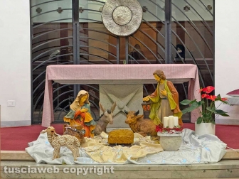 Il presepe della chiesa di Santa Giacinta