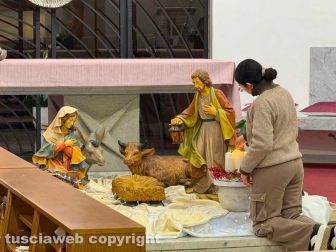Il presepe della chiesa di Santa Giacinta