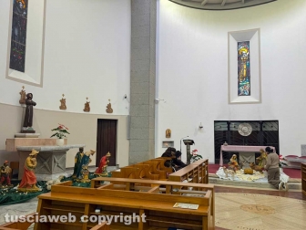 Il presepe della chiesa di Santa Giacinta