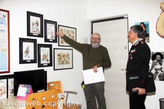 La visita del comandante Massimo Friano a Tusciaweb