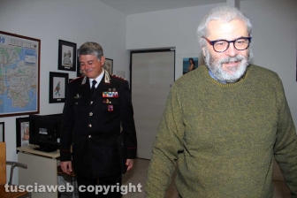 La visita del comandante Massimo Friano a Tusciaweb