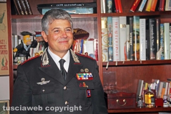 La visita del comandante Massimo Friano a Tusciaweb