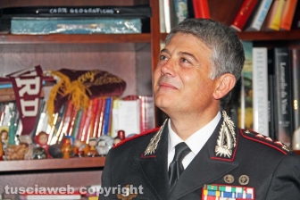 La visita del comandante Massimo Friano a Tusciaweb