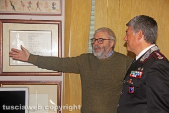 La visita del comandante Massimo Friano a Tusciaweb