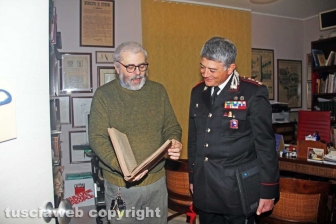 La visita del comandante Massimo Friano a Tusciaweb