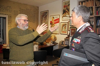 La visita del comandante Massimo Friano a Tusciaweb