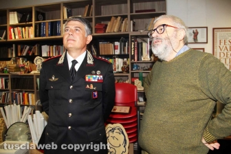 La visita del comandante Massimo Friano a Tusciaweb