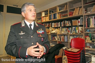 La visita del comandante Massimo Friano a Tusciaweb