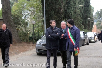 La visita del ministro Franceschini a Bassano Romano