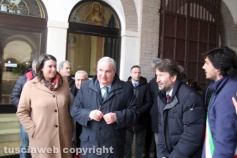 La visita del ministro Franceschini a Bassano Romano