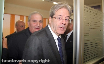 La visita del premier Gentiloni a Viterbo
