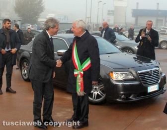 La visita del premier Gentiloni a Viterbo