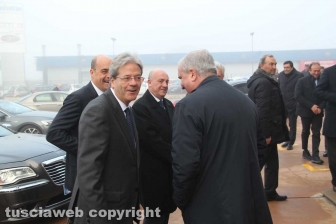 La visita del premier Gentiloni a Viterbo