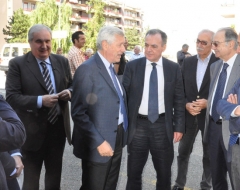 Viterbo - La visita del sottosegretario Bobba