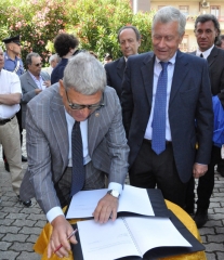 Viterbo - La visita del sottosegretario Bobba
