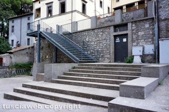 La zona esterna dei sotterranei