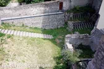 La zona esterna dei sotterranei