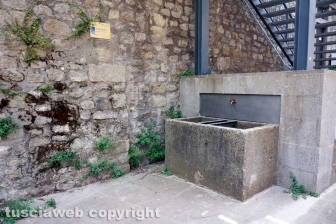 La zona esterna dei sotterranei