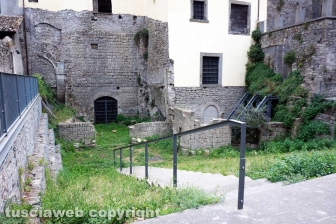 La zona esterna dei sotterranei