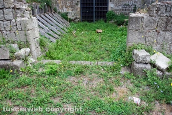 La zona esterna dei sotterranei