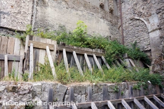 La zona esterna dei sotterranei