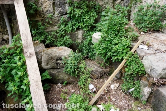La zona esterna dei sotterranei