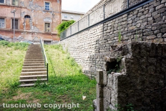 La zona esterna dei sotterranei