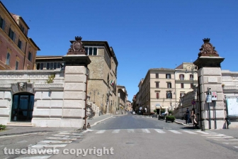Tarquinia - La ztl in centro storico