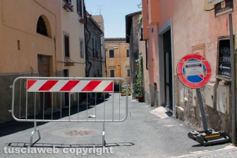 Tarquinia - La ztl in centro storico
