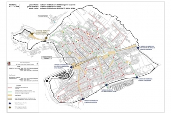 Tarquinia - La mappa della ztl attiva