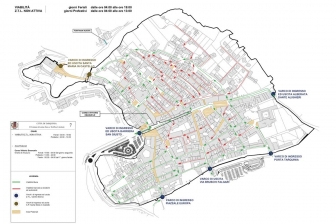 Tarquinia - La mappa della ztl non attiva
