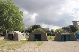 L\'accampamento a Pratogiardino