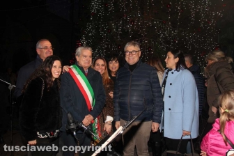 Accensione dell'albero di Natale a piazza del Comune