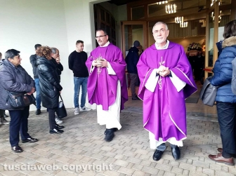Viterbo - I funerali di Manlio Andreocci