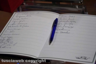 Viterbo - I funerali di Massimiliano Greto