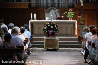 Viterbo - I funerali di Massimiliano Greto